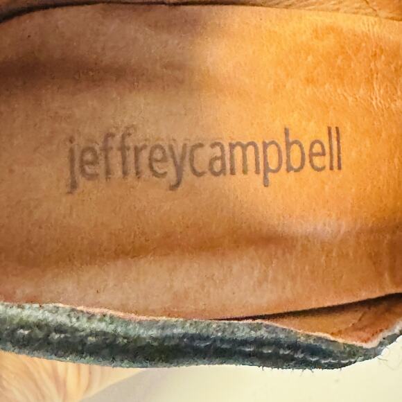 Jeffrey Campbell Shoes Womens 6 Black Suede Cutout Ankle Booties Block Heel - Picture 8 of 10